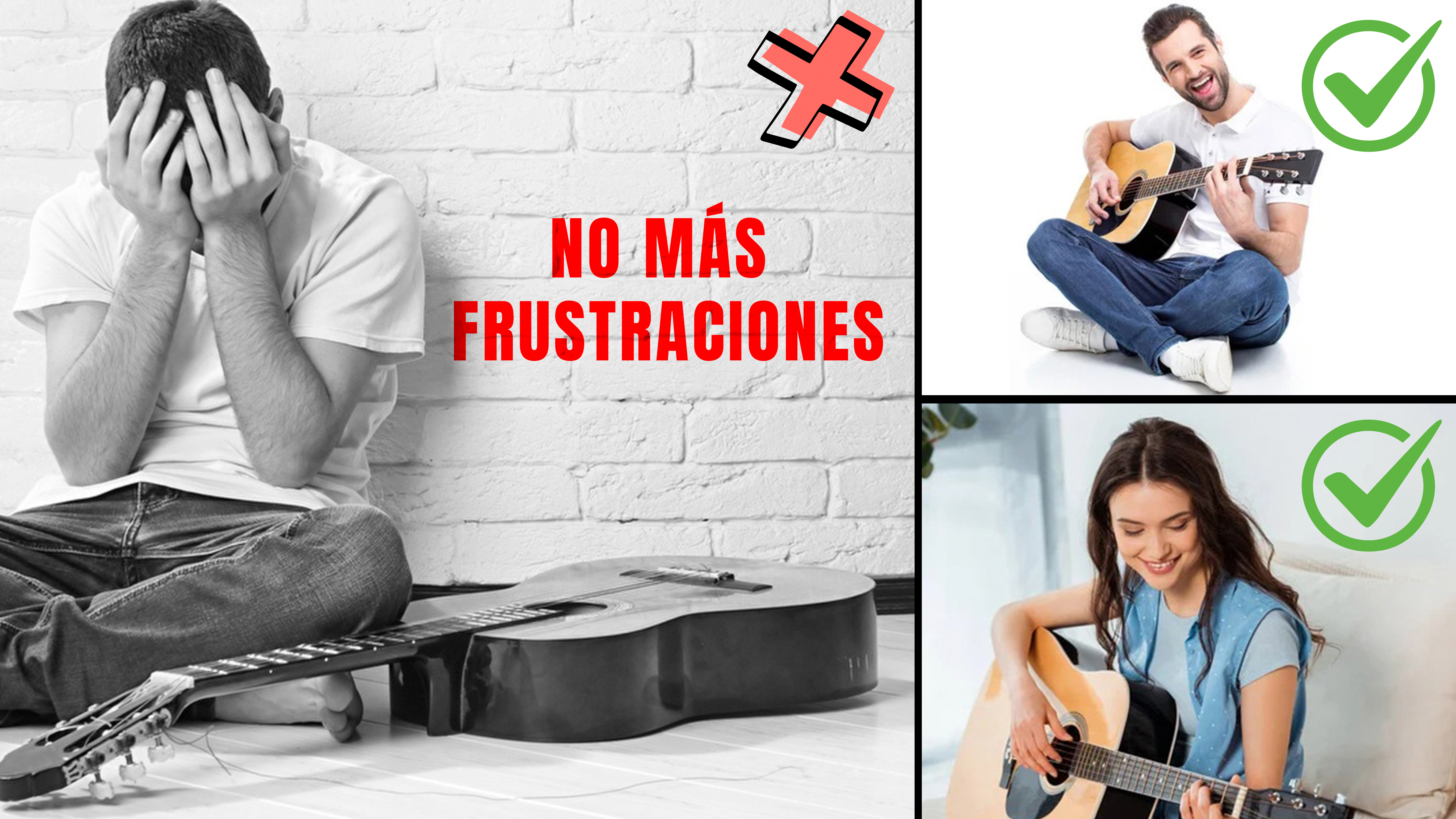 Aprende guitarra sin frustraciones ni metodos complicados
